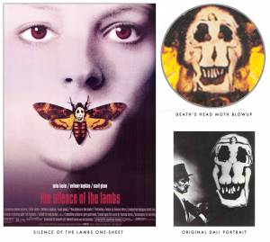 Silence of the Lambs poster skull